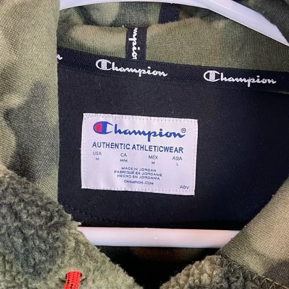 Champion Heritage Camo Sherpa Hoodie